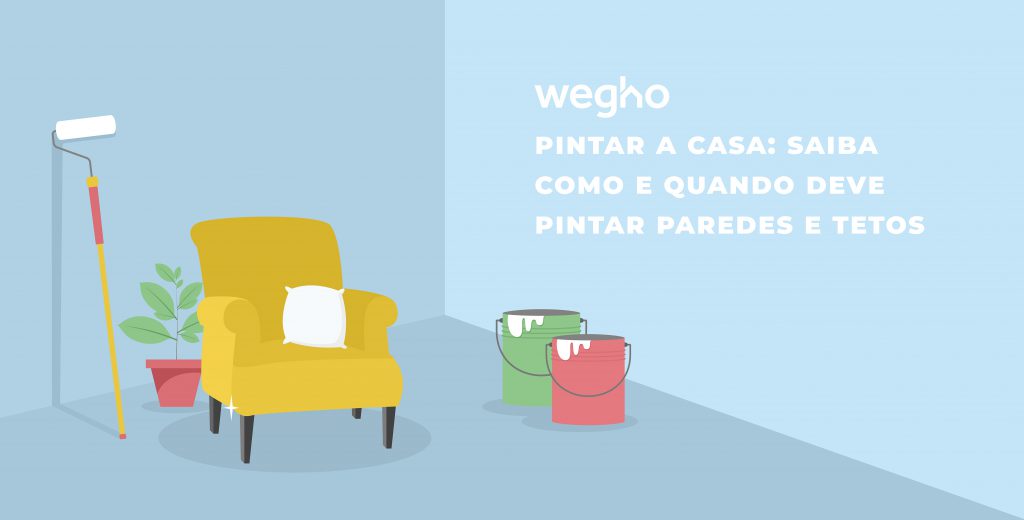 Pintar a casa: como pintar paredes e tetos